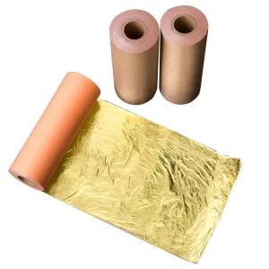 0.15 x 75m Gold Leaf Roll for Wall, Ceiling, Furniture, and Picture Frame Gilding