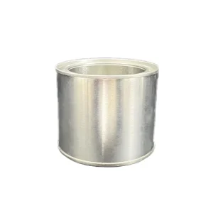 0.25L Round Tinplate Metal Can with Lacquered Anti Leak Container For Candle Paint Solvent Packaging