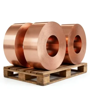 0.5 mm 99.95% Pure Copper Strip Coil and Foil, Custom Width and Length