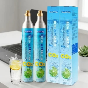 0.6L High Pressure CO2 Gas Cylinder for Kitchen Soda Maker