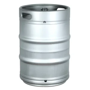 1/2 50 Liter 15.5 Gallon Used Stainless Steel Beer Keg Made by American Suppliers