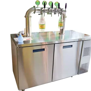 1/6 Keg Draught Beer Kegerator with 4-Tap US Beer Tower