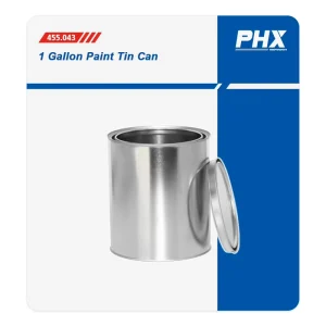 1 Gallon Metal Paint Tin Cans with Lid