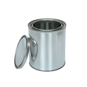 1 Liter Empty Metal Tin Leak Proof Paint Can Offset Printing ISO9001 Certified Custom Logo for Chemical Use Adhesive Wax Candle