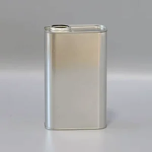 1 Liter Rectangular Tinplate Can for Chemical Storage Engine Oil Aerosol F Style Custom Logo Glossy Finish