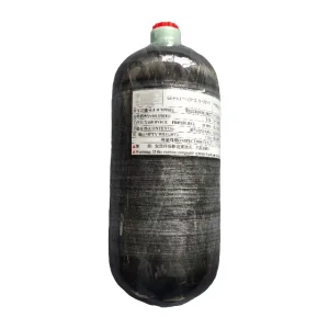 1.1L 200Bar High Pressure Carbon Fiber Composite Oxygen Gas Cylinder for Scuba Diving