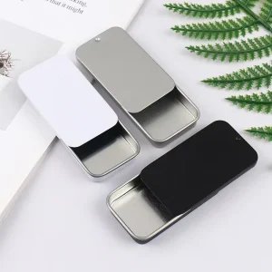 10 g, 15 g, or 20 g Small Tinplate Candy Box, Square Custom Metal Tin Can