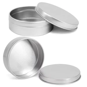 100g Custom Round Colorful Printed Aluminum Jar Cream Tin Can Container
