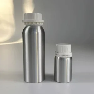 100ml 250ml Anti Theft Aluminum Bottle Recyclable Silver Metal Cosmetics Perfume Essential Oil Container with Use for Lotion
