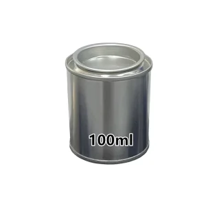 100ml Customizable Cylinder Tinplate Metal Cans OEM/ODM Accepted Factory Direct Empty Paint Bucket Chemical Use