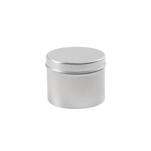 100ml Silver Aluminium Tin Cans With Lids Metal Cans for Tea Candles Other Home Use