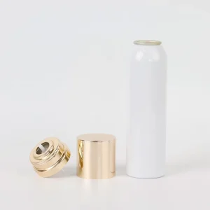 100ml and 150ml Matte Black Aerosol Aluminium Perfume Bottles Metal Base Cosmetic Aluminum Cans