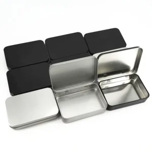 100x70x20mm Recyclable Metal Tin Box Portable Empty Storage Poker Tin Container for Playing Cards Coins Cards Organizer Tinplate
