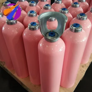10L 150 Bar 200 Bar Aluminum Gas Cylinders Industrial Specialty Gas Argon Nitrogen 1L 50L CE ISO7866 DOT