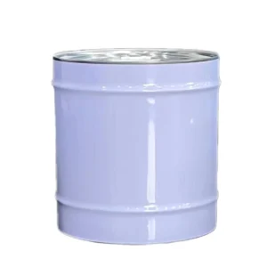10L Lacquered Round Tinplate Drum With Plastic Lid Anti Leak Anti Corrosion for Paint Motor Oil Industrial Chemical Custom