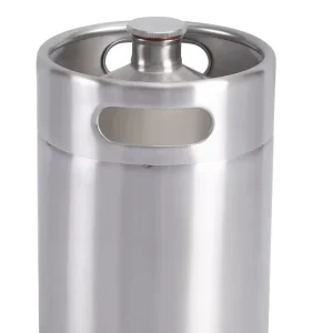10L Stainless Steel Beer Keg Food Grade Portable Beer Barrel for Homebrew & Craft Beer