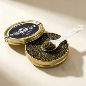 10g 30g 50g 100g 125g 250g 500g Food-Safe Metal Tinplate Silver Airtight Caviar Packaging Can Empty Custom Round Storage Tin