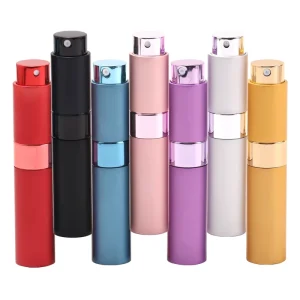 10ml Aluminum Refillable Perfume Atomizer with Twist Cologne Sprayer