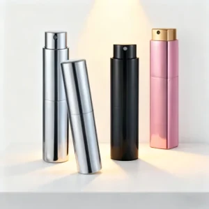 10ml Portable Aluminum Metal Perfume Atomizer Pump Spray Bottle