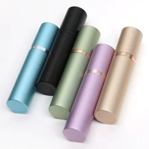 10ml Refillable Metal PCTG Perfume Atomizer with Matte Finish and Bottom-Fill Design