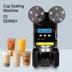 110V/220V Automatic Electric Commercial Cup Sealer with American Plug for Beverage Paper Cartons
