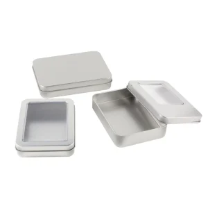 115X85X22 Rectangular Food Grade Tin Box Storage Container for Small Items Empty Gift Packaging