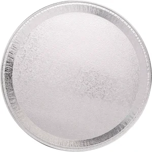 12 Inch Embossed Disposable Round Aluminum Foil Baking Pan with Storage Use