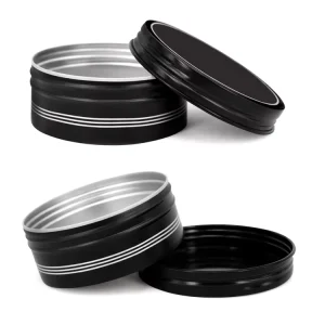120g Custom logo Aluminum Tins Durable Metal Packaging Cans for Lip Balm and Various Cosmetic Products
