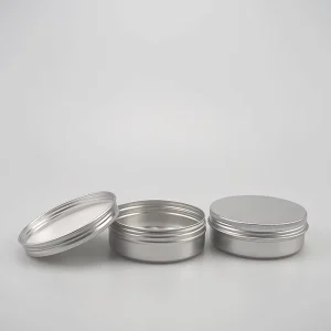120g Round Empty Metal Tin Can