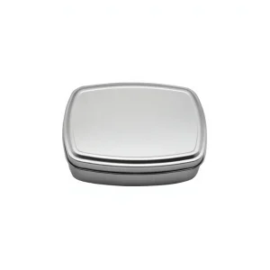 120g Square Aluminum Box for Handmade Soap and Candy, Food Grade, Sealed