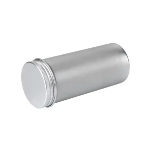 120ml 4 oz 120g Silver Round Aluminum Tin Jar with Screw Lid for Tea Packaging