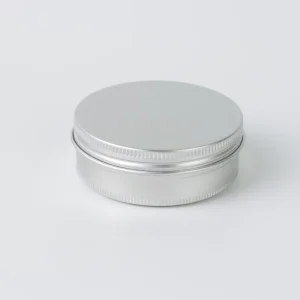 120ml Luxury Black Round Aluminum Tin Cans 4oz Round Metal Tin Container Screw Top Steel Tin Cans Cosmetic Sample Containers Can