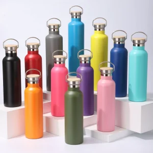 120z 170z 20oz 25oz 24oz BPA Free Wide Mouth Non Spill Leakproof Stainless Steel Metal Bottle for Hot and Cold Drinks