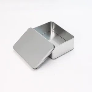 125*90*50mm Rectangle Tin Box for Chocolate Cosmetic Packaging Custom Wedding Candy Box Eco Friendly Recyclable Metal Tin Fast