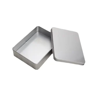 125x95x30mm Custom Tinplate Metal Box for Perfume Candle Art Paper Wallet & MDF Craft Recyclable Gift & Craft Storage