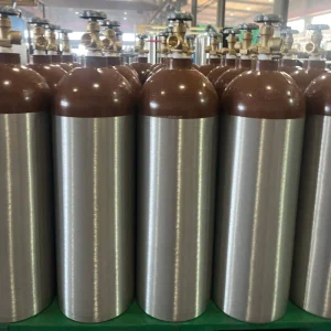 13.4L Industrial Gas Aluminum Cylinders N2/Nitrogen/Oxygen/CO2/H2/Hydrogen DOT CE Certificate