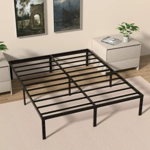 14 Inch Heavy Duty Metal Platform Bed Frame King Size No Box Spring Need Space Storage Easy Assembly King Bed Frame
