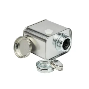 140*90*145mm Square Round 50g 100g 150g Metal Tin Case Tinplate Can for Coffee Candy Chewing Gum Bread Tin Can Packaging