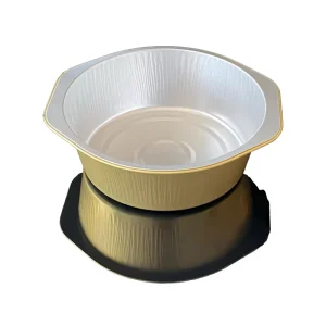 1430ml Disposable Food Grade Aluminum Foil Container with Lid for Takeout, Meal Prep, Baking, and Barbecue