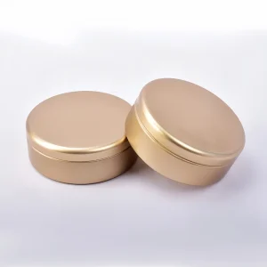 145 x 55 mm Round Tinplate Container with Lid for Cookies, Chocolate, Coffee, and Tea