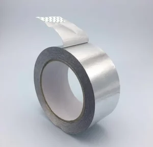 150 Micron Waterproof Aluminum Foil Tape with Release Liner Industrial Masking & Insulation Tape for Freezer Pipe Fixing