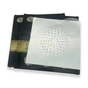 150mm Square Perforated Soft Metal Food Grade Hookah Aluminum Foil Sheets
