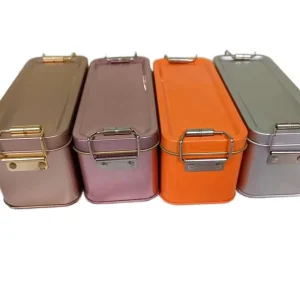 150x60x60mm Food Grade Tiramisu Metal Tin Box Empty Tin Can for Cake Candy Dessert Fruit Tinplate Material