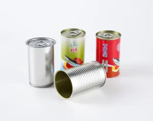 155g 400g 500g Metal Cans 3 Pieces Empty Food Grade Tin Cans for Sardine Fish Vegetable Meat Packaging