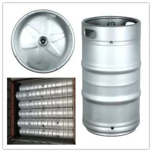 15L 20L 30L 50L 60L Stainless Steel Pressure Vessel Storage Tank Beer Keg Reusable Empty Beer Barrel for Micro Brewery