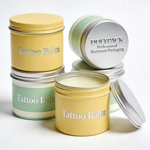 15ml 30ml 50ml 60ml 100ml 220ml 550ml and 800ml Cosmetic Tinplate Screw Aluminum Jar for Tattoo Balm with Metal Lid