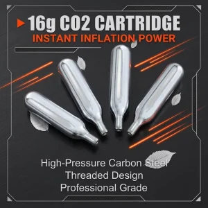 16g Food-Grade Threaded CO2 Cartridge Disposable Metal Gas Canister for Home Beer Dispenser Equipment