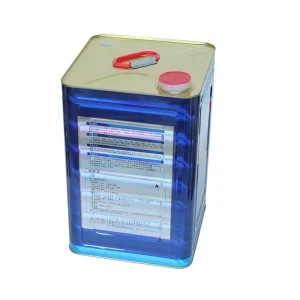 18-Liter Colorful Customized Printing Square or Rectangular Tinplate Paint Bucket with Plastic Lid for Chemical Products