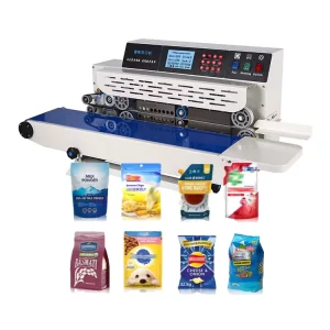180T Semi-Automatic Tabletop Heat Sealing and Coding Machine for Bags, Film, Pouches, Chemicals, and Textiles