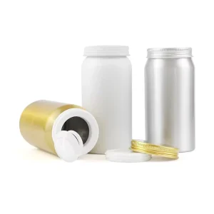 180ml 200ml Food-Grade Empty Aluminum Health Care and Vitamin Bottles
